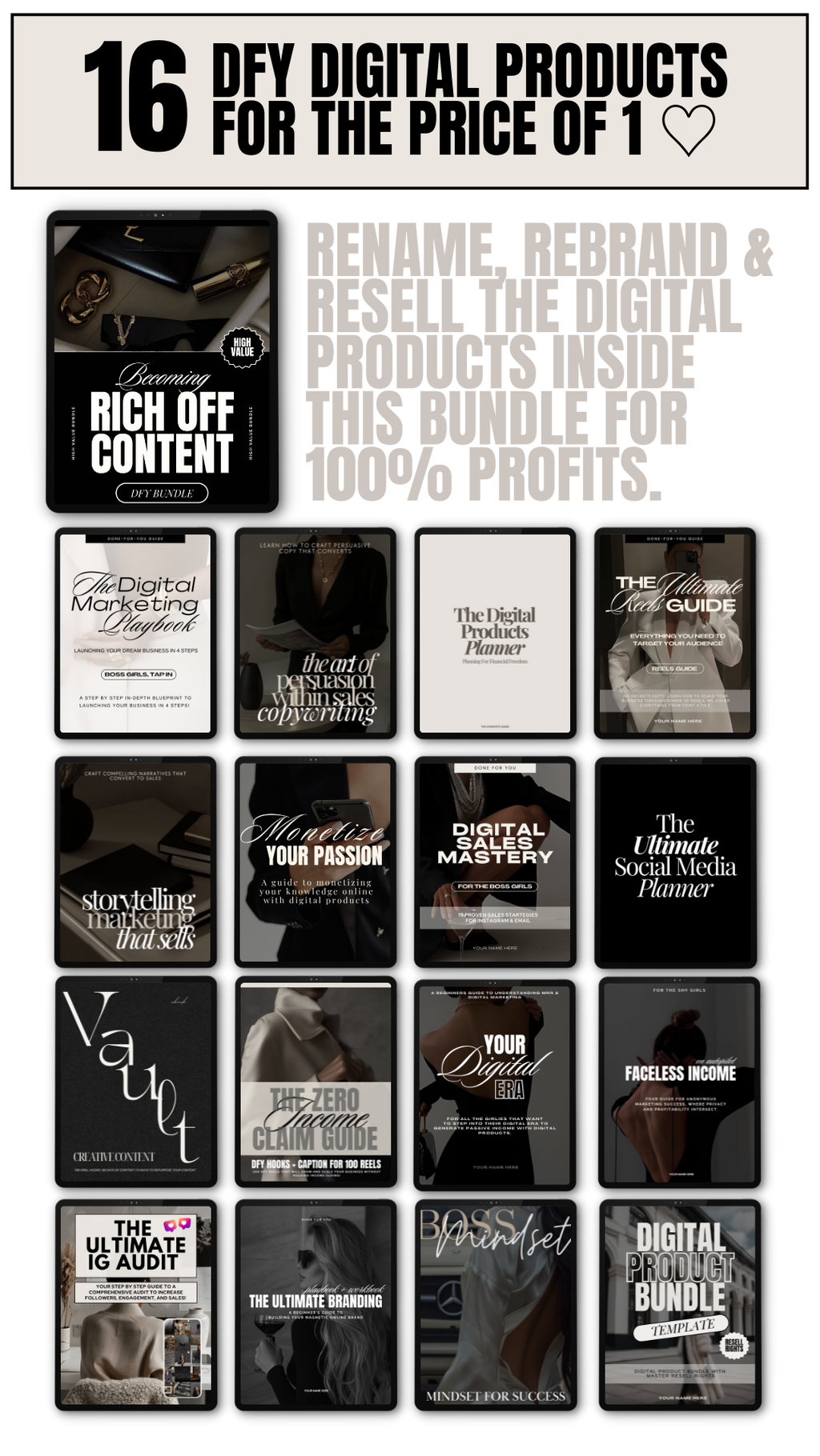 Rich off Content EBook BUNDLE