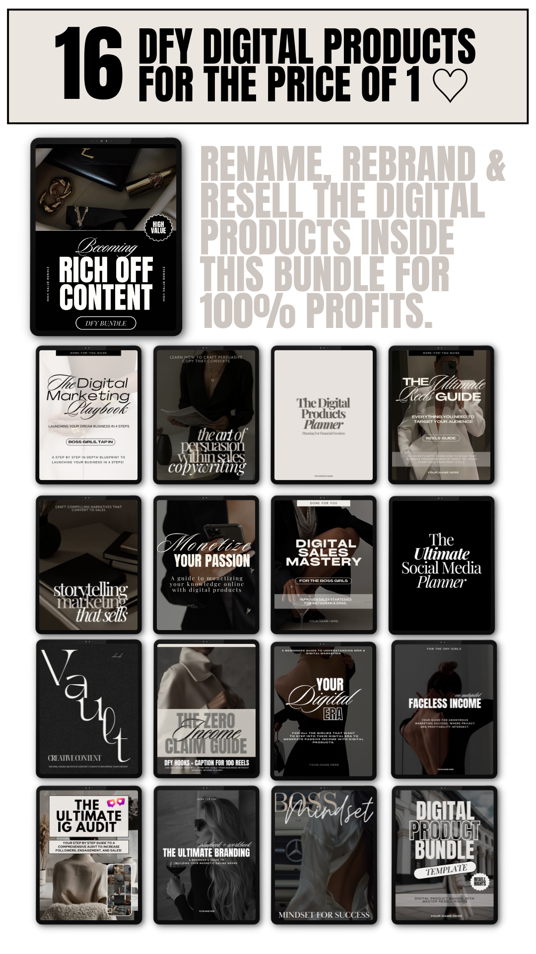 Rich off Content EBook BUNDLE